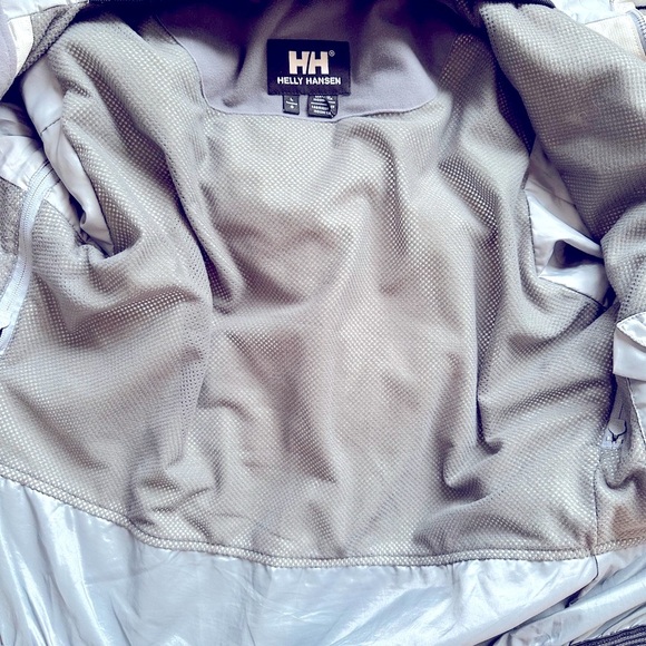 Helly Hansen Gray and Blue Ski Jacket with Hood L - Picture 7 of 13